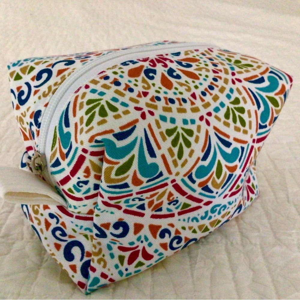 Colorful Patterned Cosmetic Bag